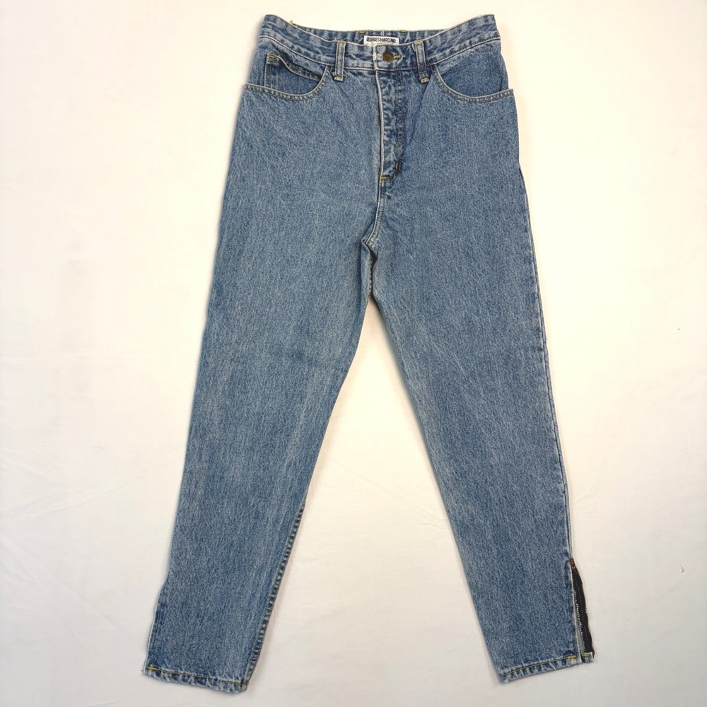 Georges Marciano for Guess 1015 Vintage High Waist Ankle Zip Tapered Jeans 30